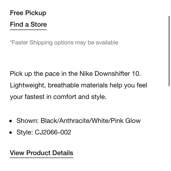 [SOLD] NIB Nike Downshifter 10 Big Kids' Road Running Shoes - Picture 6 of 6